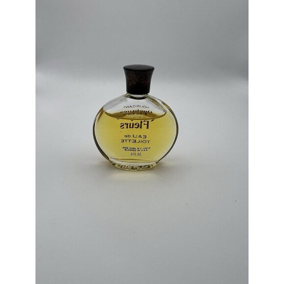 Vintage Houbigant Quelques Fleurs Eau de Toilette .5oz Splash Perfume Mini - Picture 2 of 2